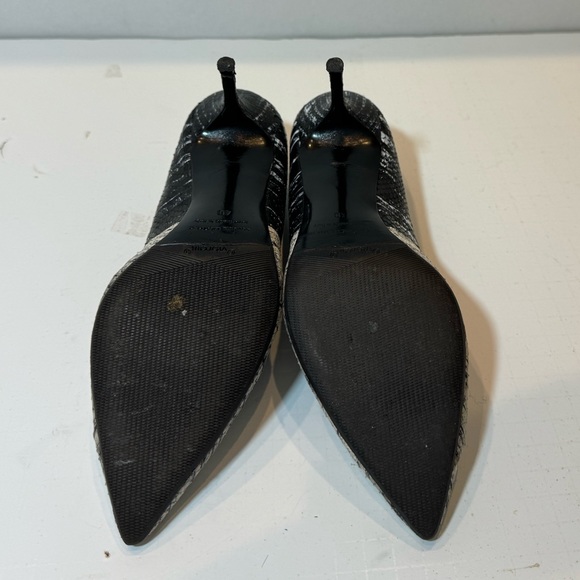 PIERRE HARDY Black and White Heels Desginer Stiletto Shoes Animal Print Pumps - Picture 6 of 6